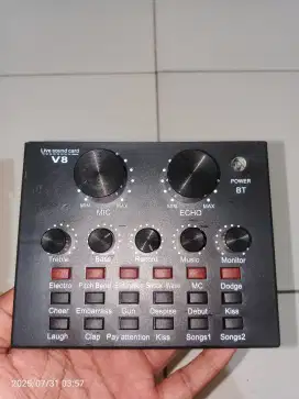 Soundcard V8 Live streaming