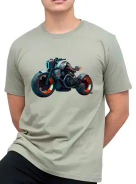 Kaos Pria Motif 3D Premium