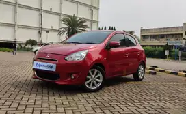 Mitsubishi Mirage  1.2 Exceed Bensin-AT 2016 Merah
