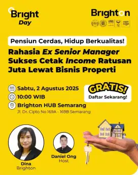 Bingung mau mulai bisnis apa? Gabung di bisnis properti masa kini kami