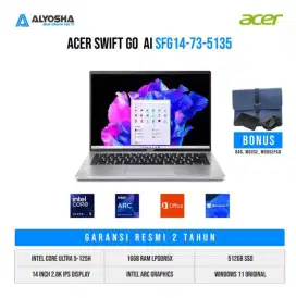 Acer Swift GO AI SFG14-73-5135 Pure Silver