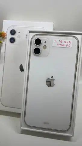 Second iphone 11 128gb ex garansi ibox