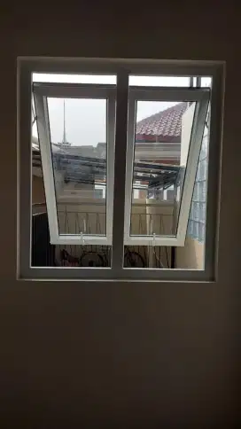 Jual Jendela Double Swing UPVC