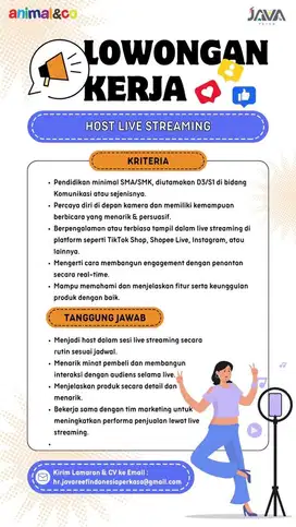 Host Live (TikTok & Shopee
