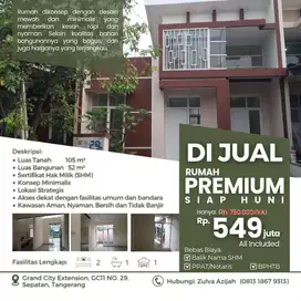 DIJUAL Rumah Sepatan tangerang MURAH 499jt