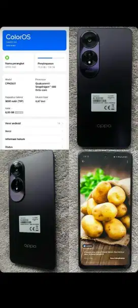 jual Hp Oppo A60 fulset