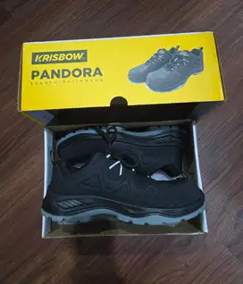 Sepatu Safety KRISBOW Pandora 4 Inci NEGO ‼️