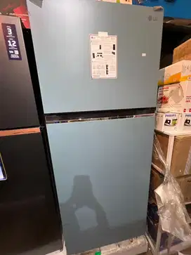 KULKAS LG 2 PINTU JUMBO KAPASITAS 300 LITER WARNA MACRON