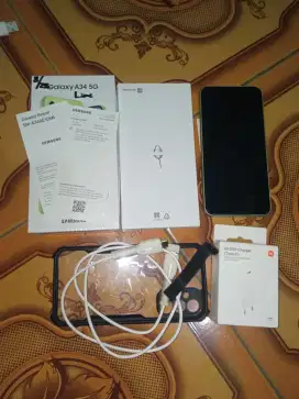 Samsung A34 Lime Green 8/256GB Belom Sebulan Like New