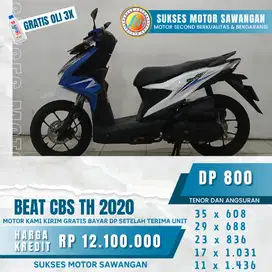 HONDA BEAT CBS TH 2020 ,BISA CASH ATAU KREDIT