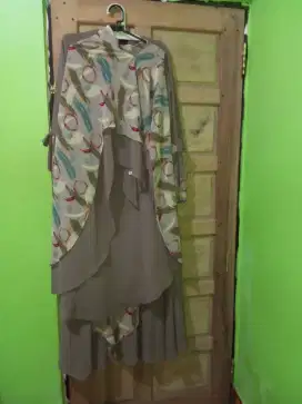 Preloved gamis 2 layer