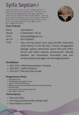 Nyari Lowongan Pekerjaan