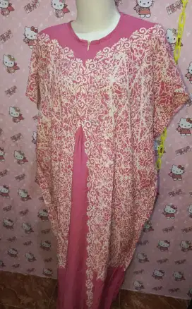 Daster Lowo Kekinian Motif Ukir Pink LD 120