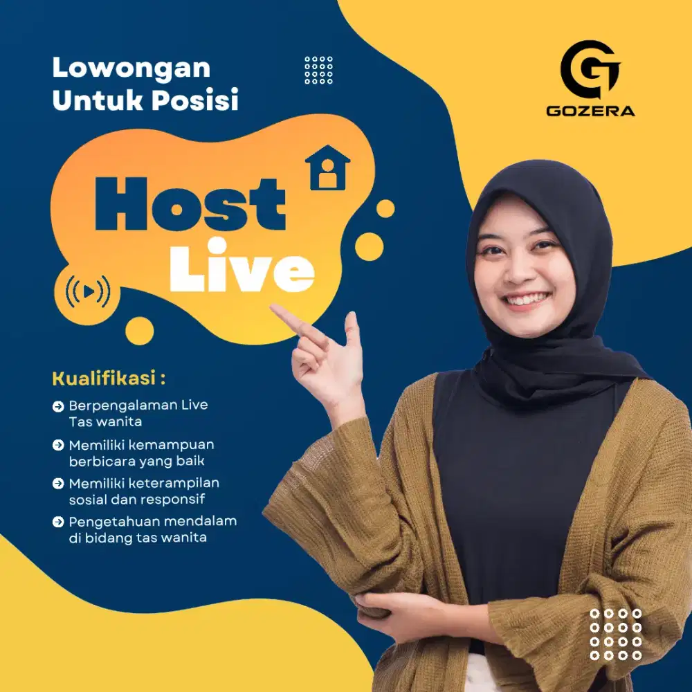 Host Livestreaming Tas Wanita