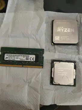 Procesor AMD Ryzen + Inter core i5 + Ram DDR4 8GB + 5 Mobo ex pc