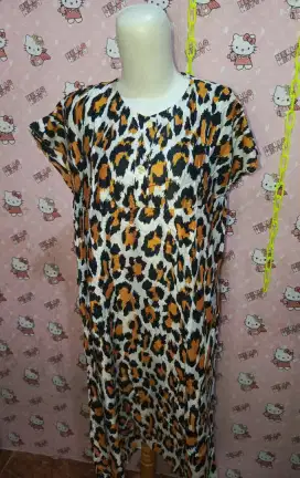 Daster Payung Kekinian Motif Leopard  LD 110