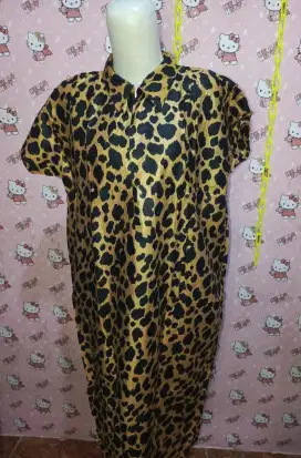 Daster Payung Kekinian Motif Leopard  LD 120