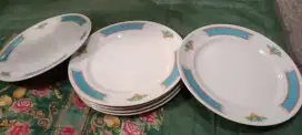 Piring Kue Besar Keramik China 6 Pcs