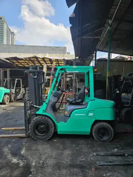 Forklift Mitsubishi 3 Ton,Manual,Threelift 4,5 Meter,S4S,Tahun 2022