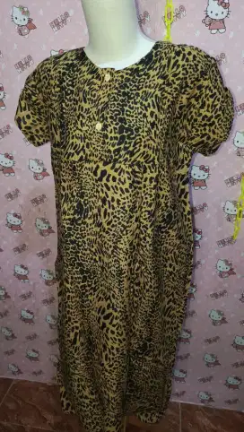 Daster Payung Kekinian Motif Leopard  LD 110