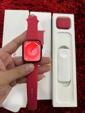 Apple Watch Series 7 45mm Fullset Original Bekas iBox Mulus Pemakaian