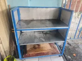 Jual meja kompor stenlis 3 rak