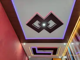 Wall Moulding Sekat Plafon Partisi PVC GRC Gypsum Jasa Tukang Pasang