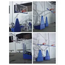 tiang ring basket hidrolik manual 1set(2tiang)