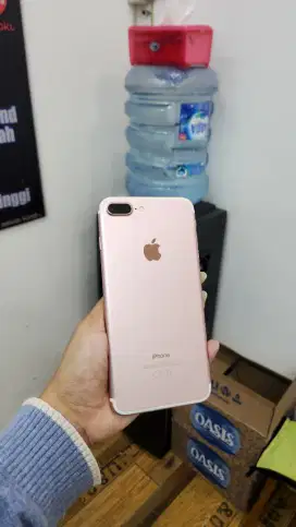 iphone 7 plus 128gb ibox bh 90% mulus kelengkapan hp charger