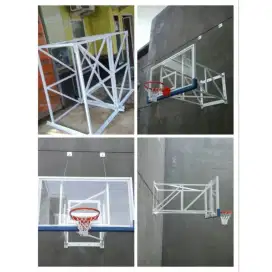 tiang ring basket tembok 1set(2tiang)