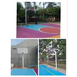 tiang ring basket tanam 1set(2tiang)
