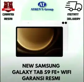 DIJUAL NEW SAMSUNG GALAXY TAB S9 FE+ WIFI 8/138gb GARANSI RESMI SEIN