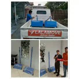 tiang net badminton fortebel 1set(2tiang) fre jaring net