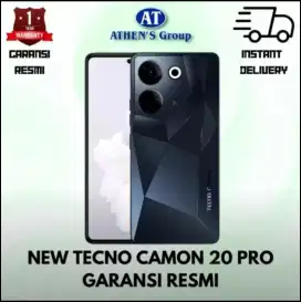 DIJUAL NEW TECNO CAMON 20 PRO 8/256gb GARANSI RESMI INDONESIA