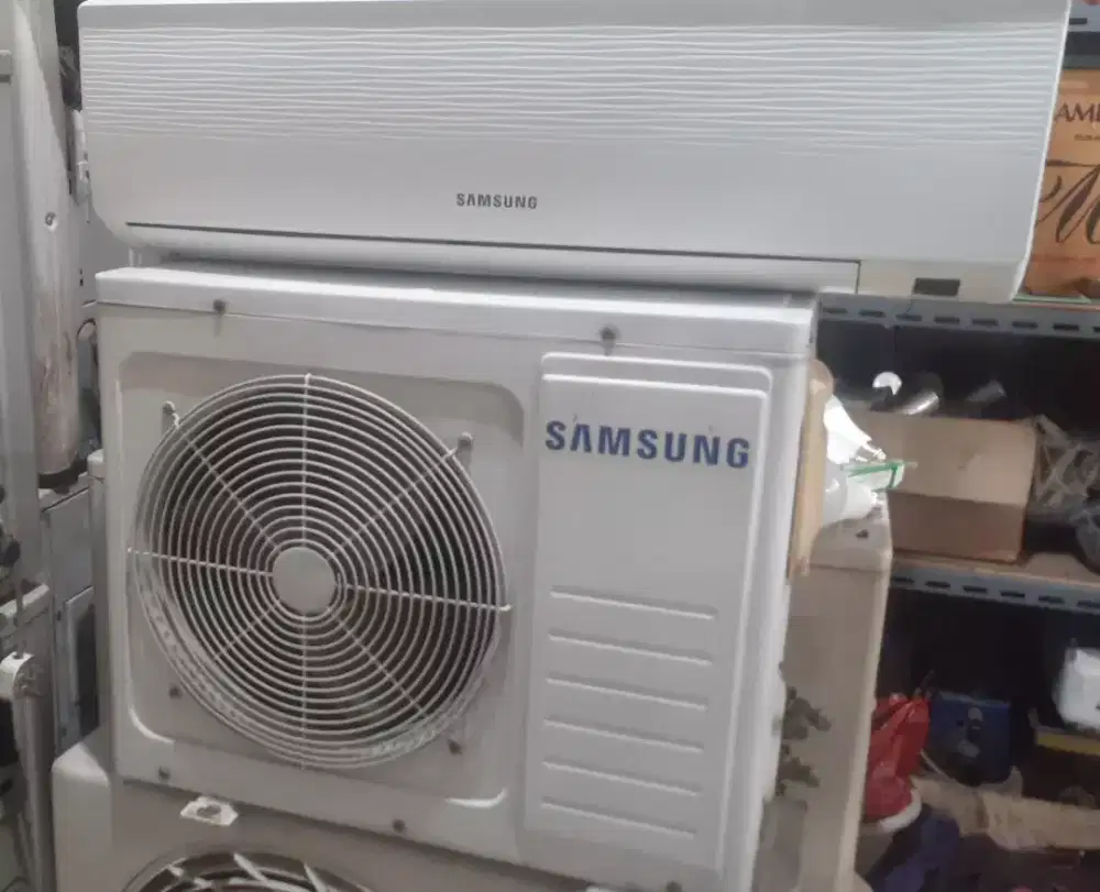 AC Samsung 1 PK R410A Fullset Indoor+Outdoor Gratis Pasang+Freon