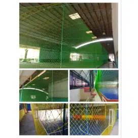 paket jaring keliling lapangan futsal tambang pe 3mm