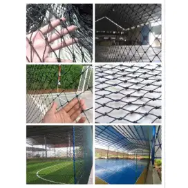 paket jaring keliling lapangan futsal D48