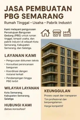 Jasa PBG khusus daerah Semarang & Salatiga