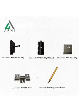 Starting Clip Decking / End Clip WPC Decking / Aksesories Deck & Screw