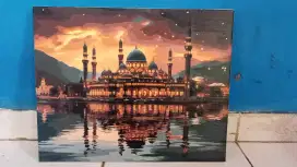 Lukisan masjid 40x50