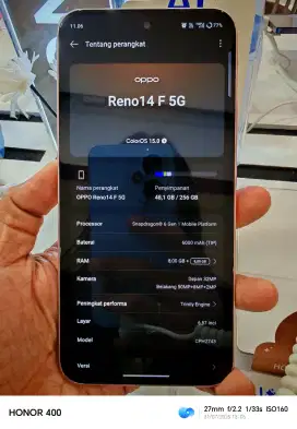 oppo reno 14f 5g 8/256gb