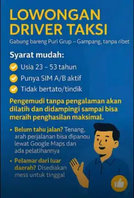 LOWONGAN DRIVER