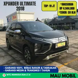 TDP 19JT, Xpander Ultimate 2018/2019 Hitam, KM 59rb