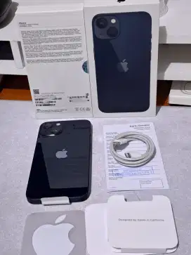 Iphone 13 128gb ibox, fullset like new 99%, garansi panjang