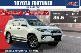 TOYOTA FORTUNER VRZ 2017 2.4 AT LOW KM.74RB & PAJAK PANJANG #F7ST
