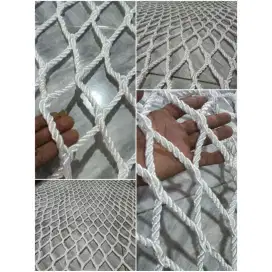 jaring tali nilon 8mm simpul tusuk/jaring pengaman/jaring serbaguna