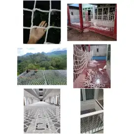 jaring tali nilon 12mm simpul tusuk/jaring pengaman/jaring serbaguna