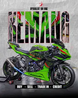 (STNK & BPKB) Kawsaki ZX 636 Nik 2023 Warna Hijau Knalpot Arrow