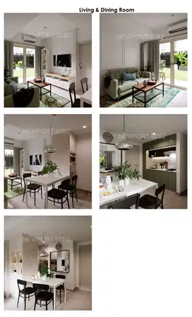 Disewakan Apt 2 BR 61 m² Orange County Lippo Cikarang, 150 Jt/Thn!
