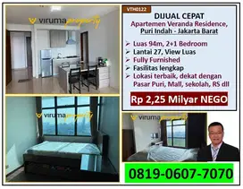VTH0122 - Apartemen Veranda Residence, Puri Indah, Jakarta Barat